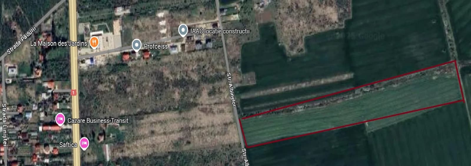 TEREN INTRAVILAN GENEROS, 10.500 MP-SĂFTICA